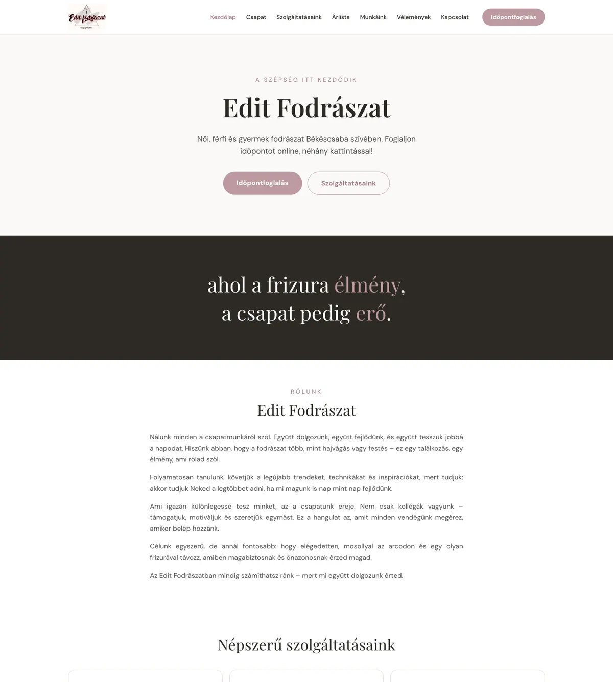 Edit Fodrászat